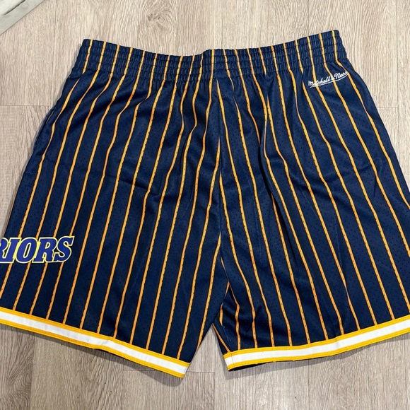 New Golden State Warriors Mitchell & Ness City Collection Mesh Shorts Mens L-3Xl - Picture 7 of 11